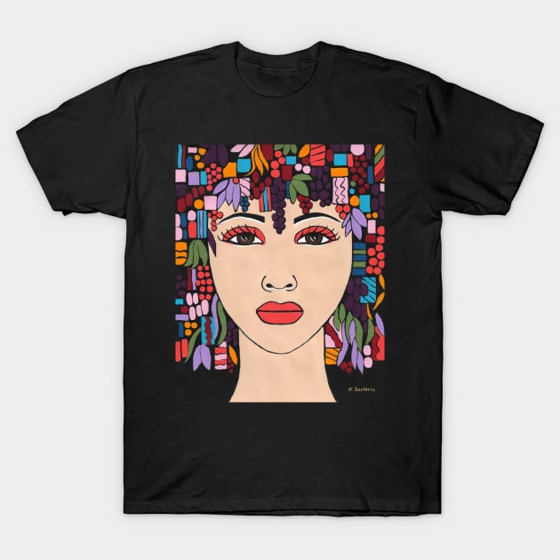 PRETTY Woman Collage T-Shirt by SartorisArt1